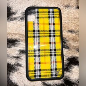 Wildflower Plaid iPhone Xr Case | Yellow in good condition